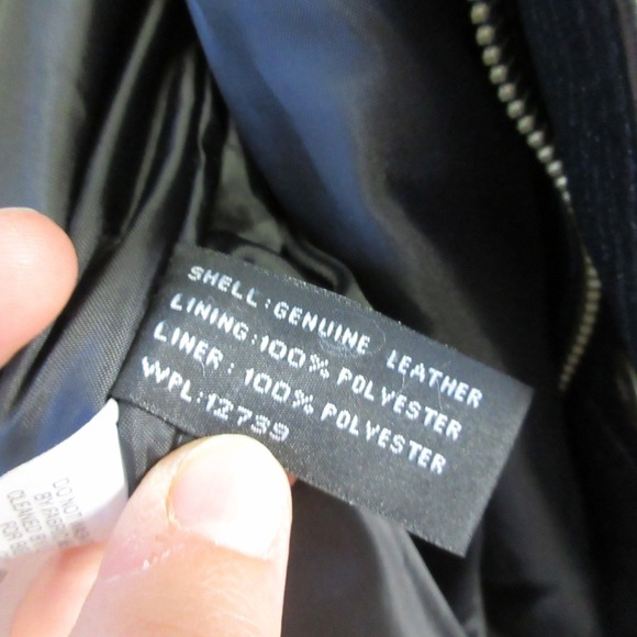 Charles Klein Genuine Leather Trench Coat Men XL Black Full Length Gothic 2320 - Picture 9 of 16